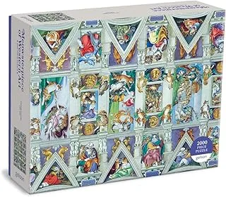 Sistine Chapel Ceiling Meowsterpiece of Western Art 2000 Piece Puzzle