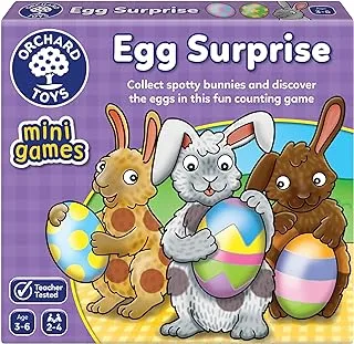 Orchard Toys Egg Surprise Game, Small and Compact Travel Number Counting Game for Kids Age 3-6