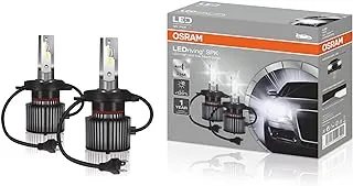 OSRAM LEDriving ≜ H4, 6000 K Cool White Car Headlamps, 12V passenger cars compatible, 120% more brightness, 2000 lm, 54 W, 64193DWSPK, Duo box (2 lamps)