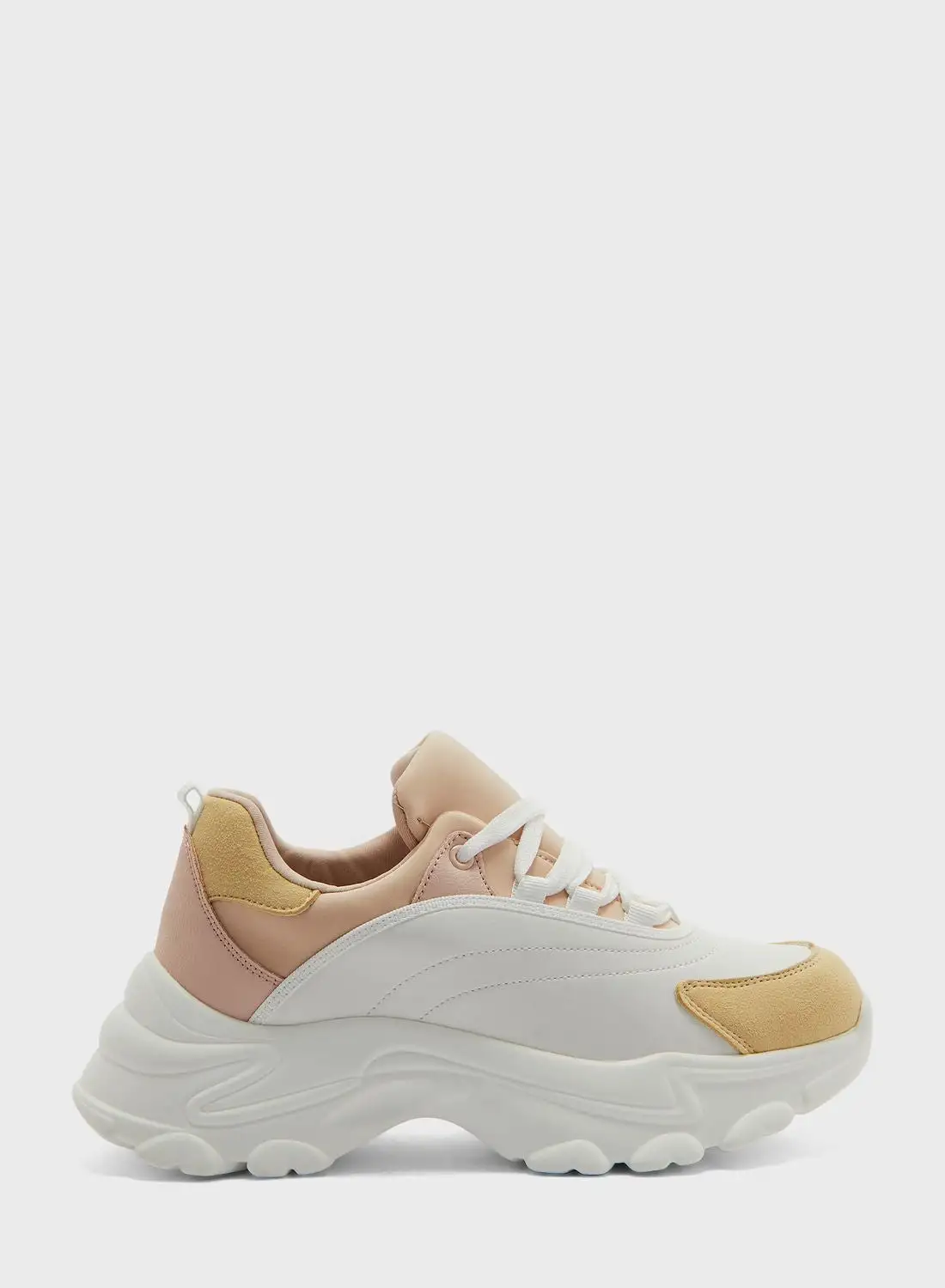 Ginger Neutral Colourblock Sneaker