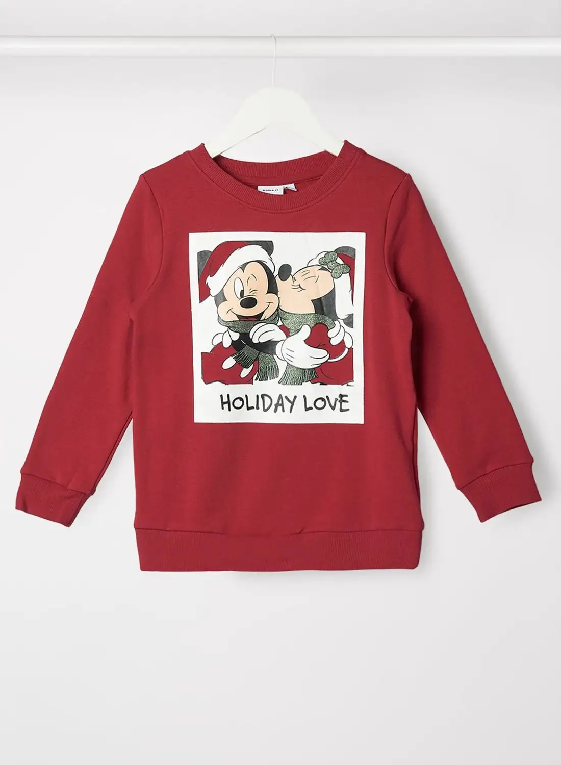 NAME IT Kids Mickey Mouse Print Sweatshirt