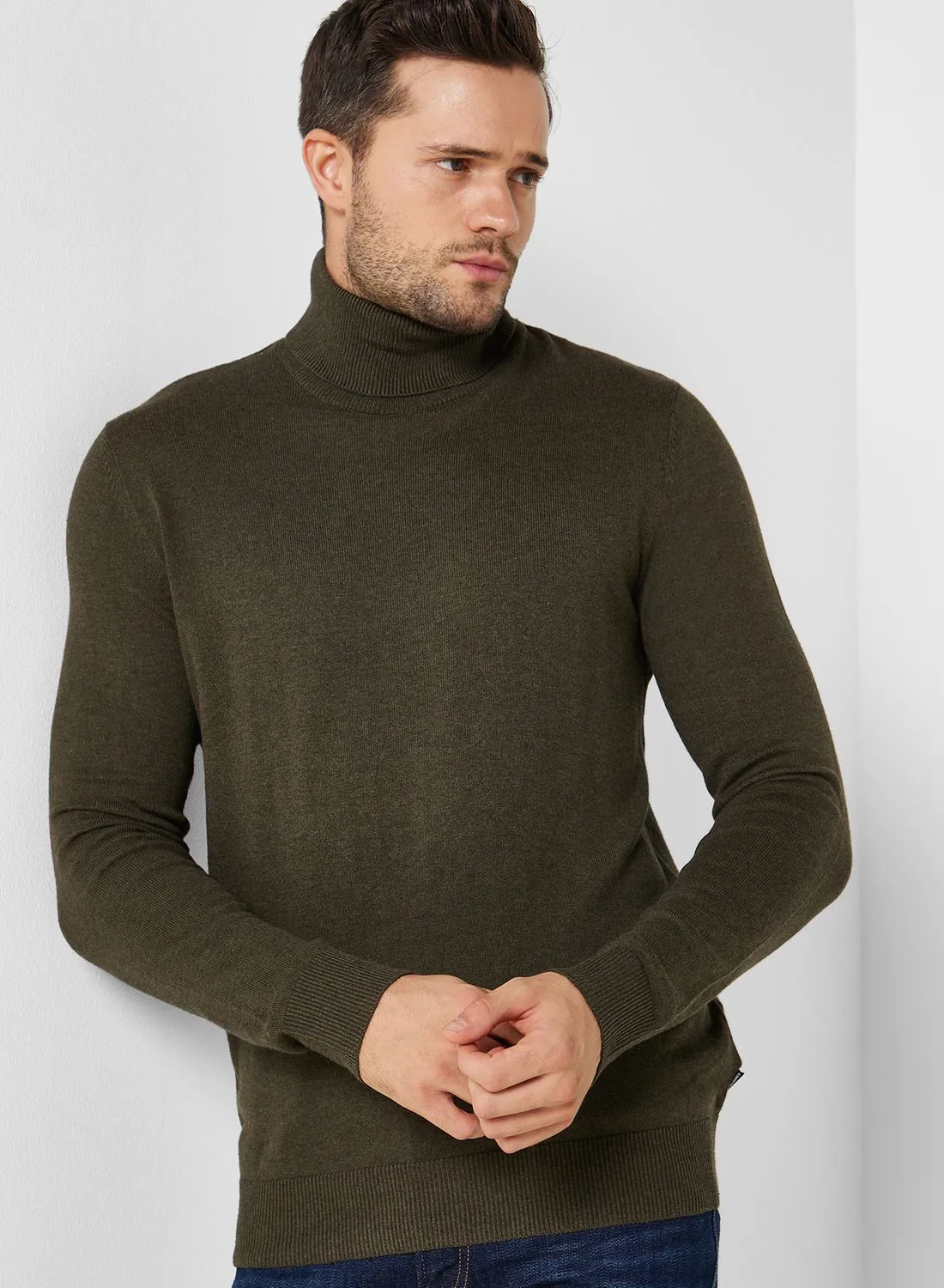 JACK & JONES Turtle Neck Knitted Sweater