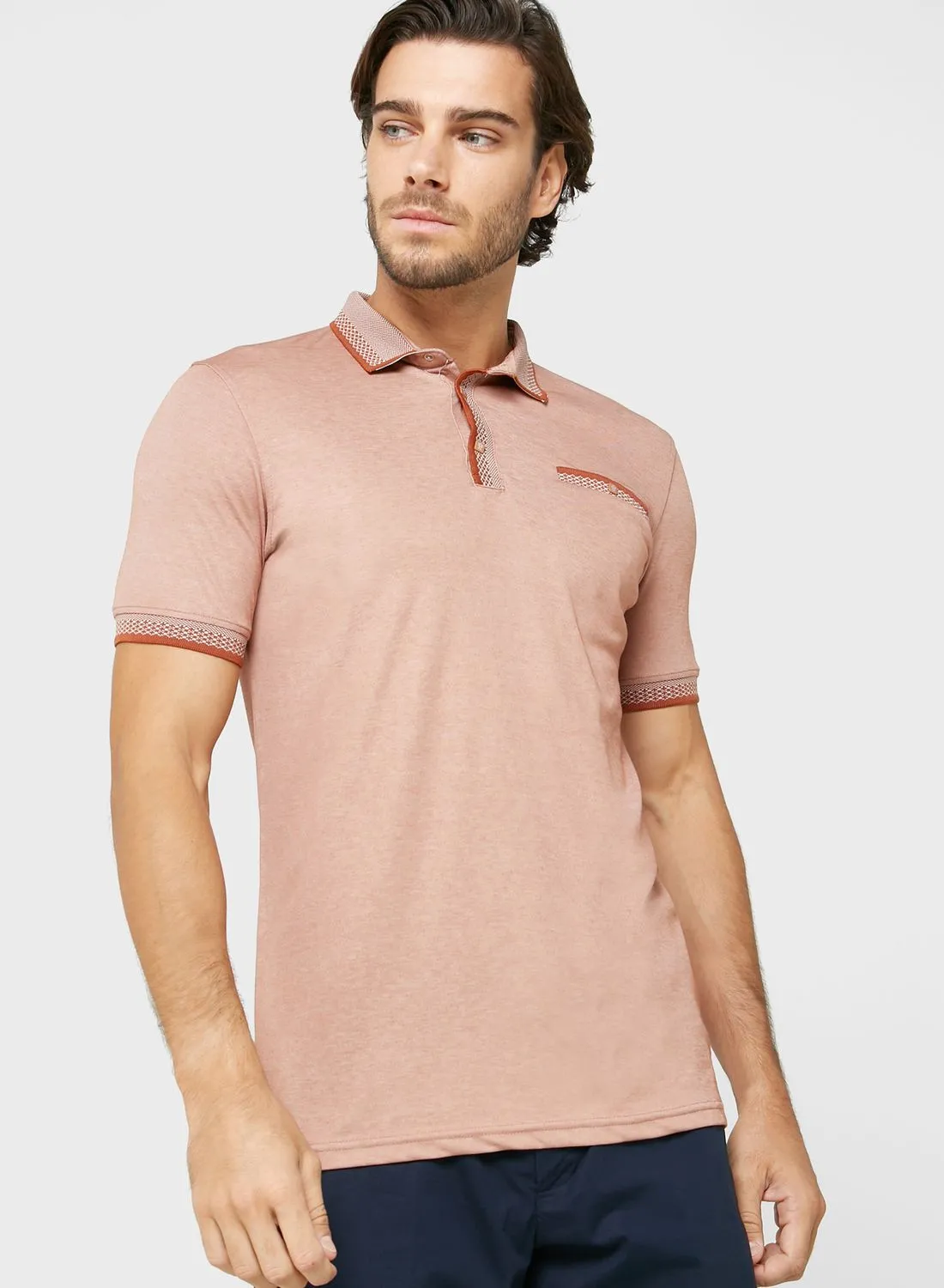 Robert Wood Pocket Polo Shirt