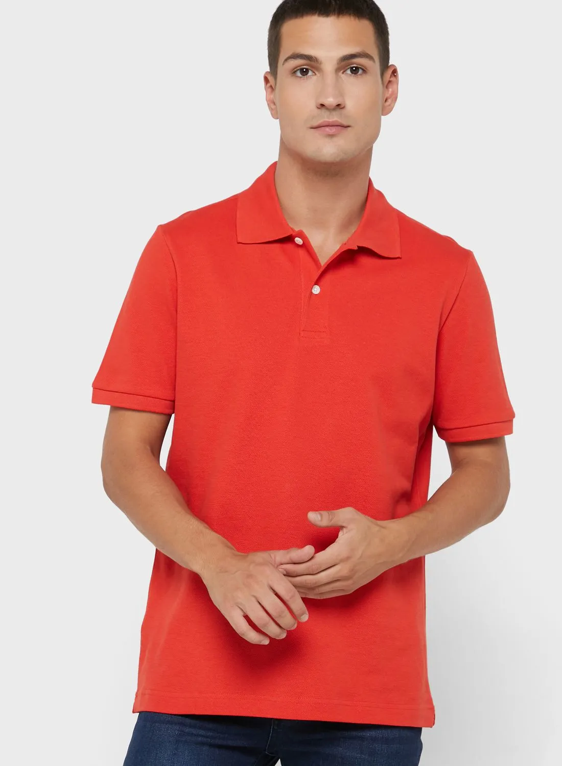 Mango Man Essential Polo