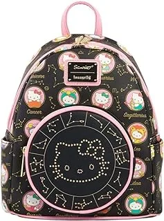 Loungefly! Leather: Sanrio Hello Kitty Zodiac Sign Mini Backpack - Gift Idea - Official Merchandise - Mini Backpack for Kids & Adults