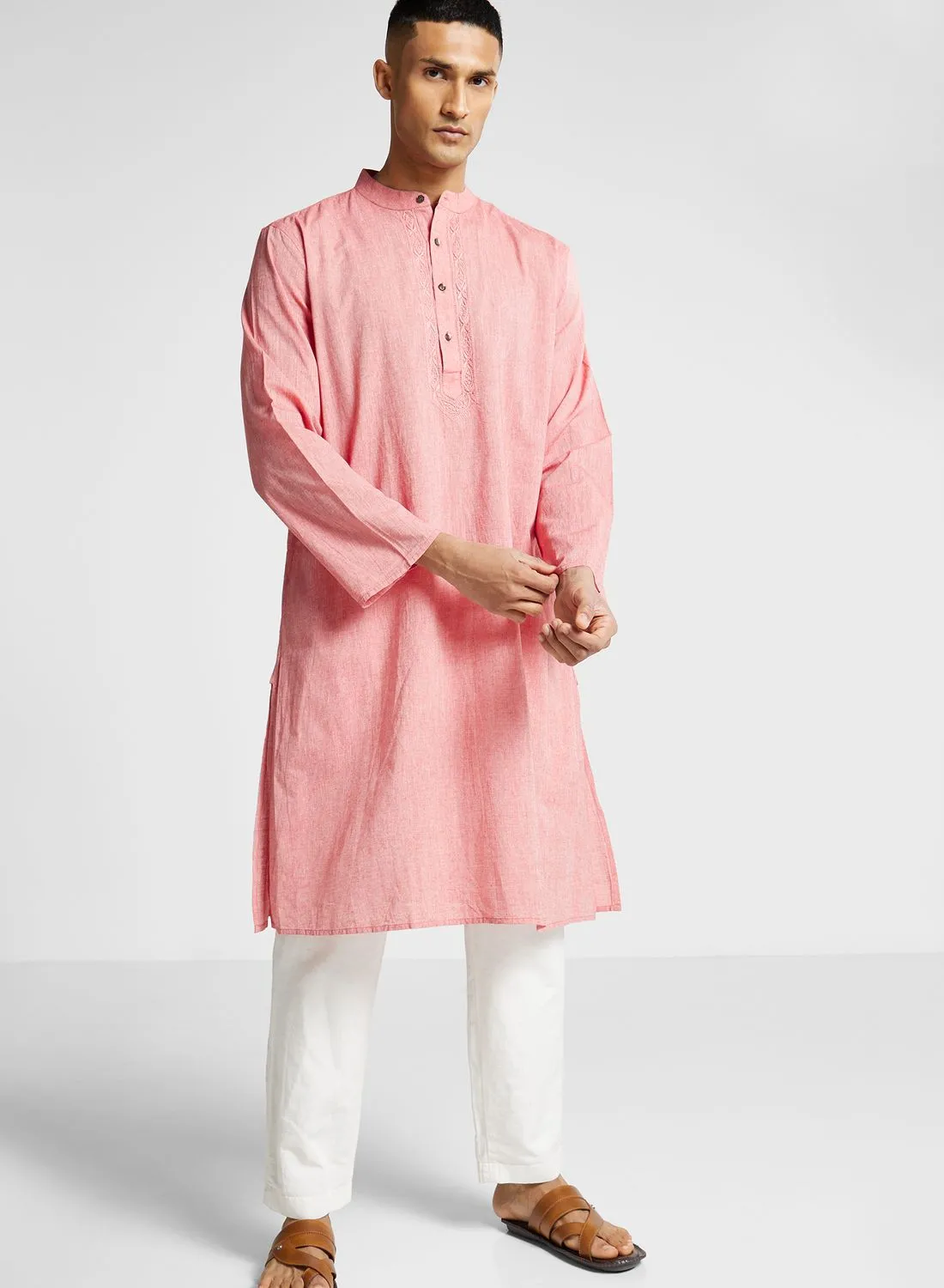 Fabindia Chikankari Long Kurta