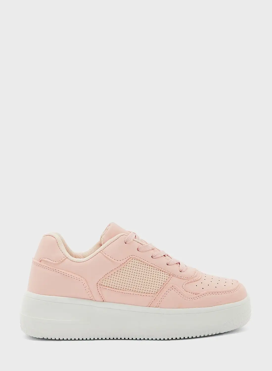 Ginger Tonal Mesh Stacked Sneaker