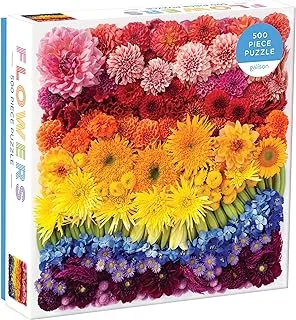 Rainbow Summer Flowers 500 Piece Puzzle