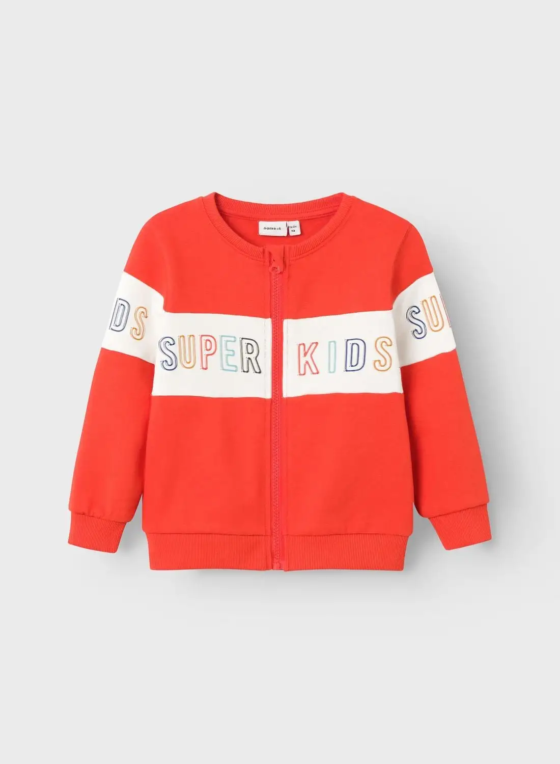 NAME IT Kids Text Print Cardigan