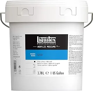 Liquitex Professional Gesso Surface Prep Medium, 3.78L (128-oz), White