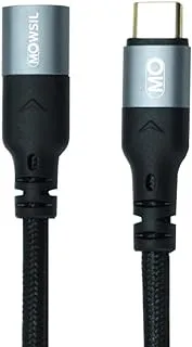 Mowsil Type C Male to Female Extension Cable 2 mtr