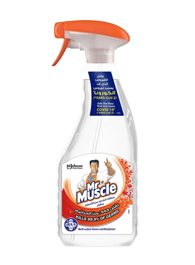 Mr Muscle Multi Surface Cleaner And Disinfectant Trigger Transperant 500ml