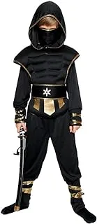 Mad Toys Ninja Outfit for Roleplay Trick or Treat Theme Party Halloween Child Costumes, 3-4 Years