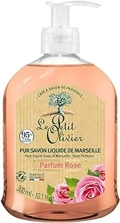 LE PETIT OLIVIER Pure Liquid Soap Of Marseille, Rose, 300 ml