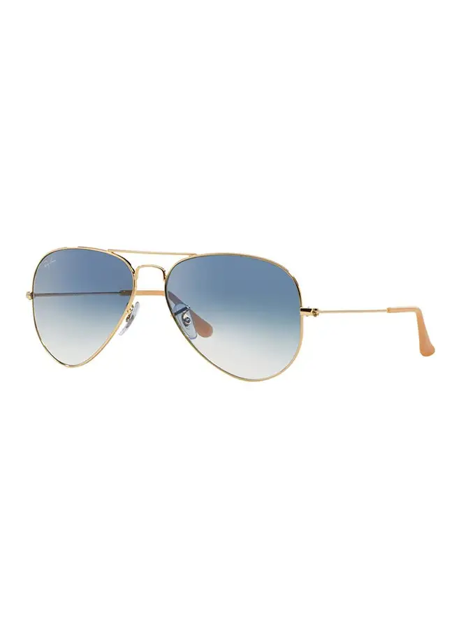 Ray-Ban Full Rim Pilot Sunglasses - RB3025-001/3F - Lens Size: 58 mm - Gold