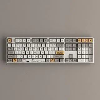 GAMER SWITCH Akko SAKURA LINEAR KEYCAPS OSA PBT DYE-SUB FULL-SIZE MODEL ONE PIECE CALLIGRAPHY 5108S RGB