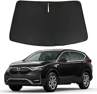 D-Lumina Windshield Sunshade Compatible with Honda CRV CR-V (LX, EX, EX-L, EX-L Navi, Touring) 2017 2018 2019 2020 2021 2022 (Not for 2022 Sport) - Foldable Front Window Sun Shade Shield Protector