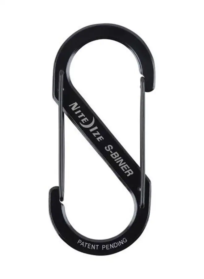 NiteIze S-Biner® Stainless Steel Double Gated Carabiner #5 - Black