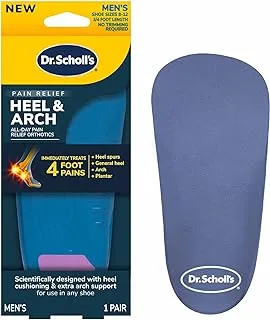 Dr. Scholl's Dr. Scholl's® Heel & Arch All-Day Pain Relief Orthotics, Men's 8-12, 1 Pair, 3/4 Length