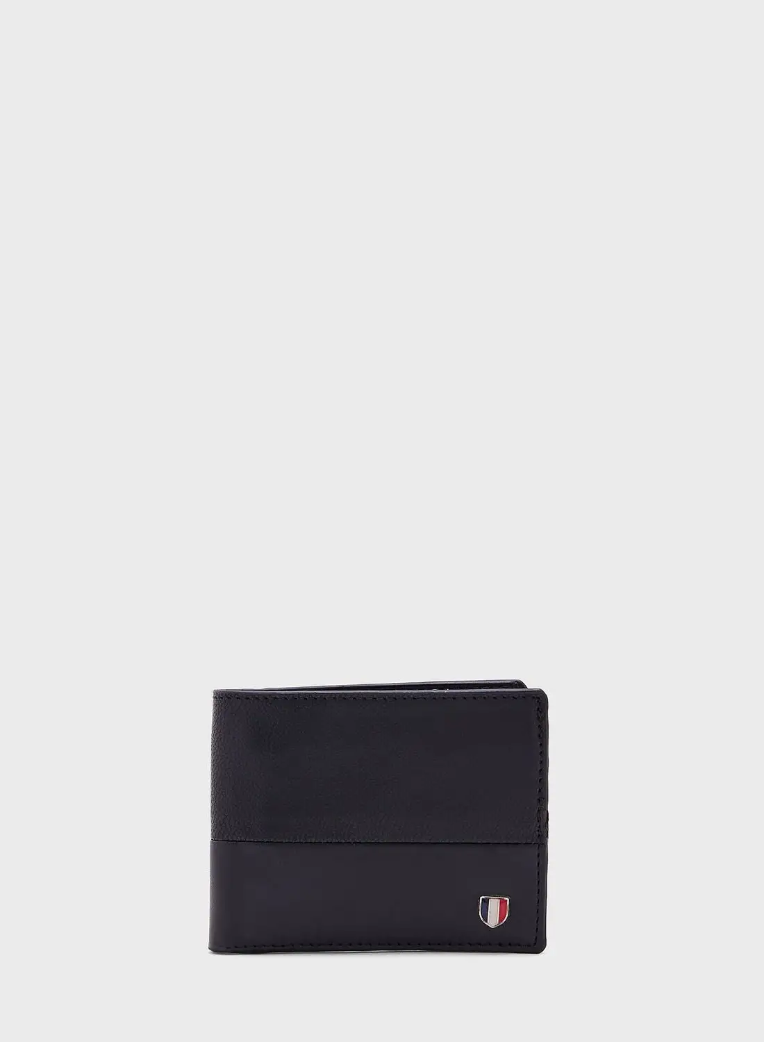 Robert Wood Trim Detail Bi-Fold Wallet