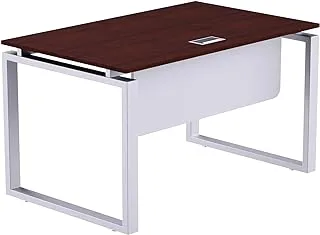 Mahmayi Carre 5112 Workstation Table without Drawer for Home & Office - Apple Cherry