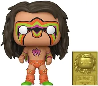 فانكو بوب! WWE: Hall of Fame - شخصية Ultimate Warrior (Exc) من الفينيل قابلة للتجميع - فكرة هدية - بضائع رسمية - ألعاب للأطفال والكبار - نموذج لهواة التجميع والعرض