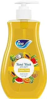 Fine Hand Wash, 450ml Bottle, Tropical Fruits Scent Hand Wash Liquid, Keeps your Hands Feeling Fresh and Clean