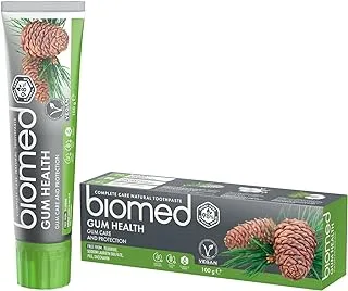 Biomed Gum Health 98% Natural Toothpaste | Gum Strength & Protection | Sage Ecalyptus Rosemary Cedar Essential Oils, Vegan, SLES Free 100g