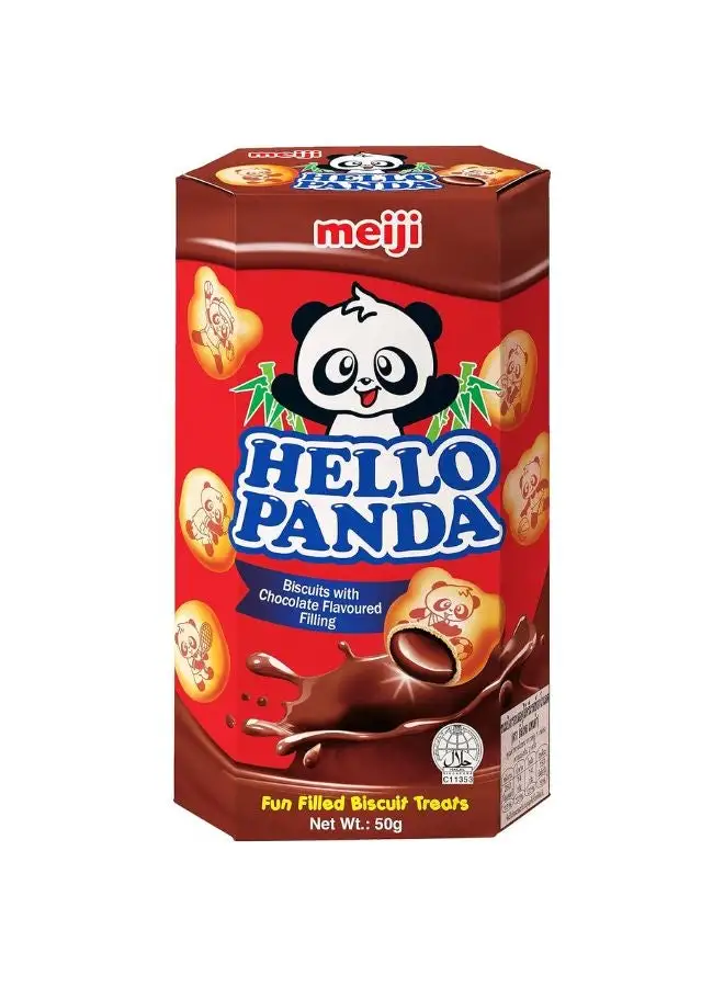 Meji Hello Panda Chocolate Flavored Biscuit 50grams