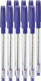 Krish Tri 3 Blue Pen (Pack of 10 Pens) 0.7 mm Smooth Long Lasting Reliable Daily Use Ballpoint Pen