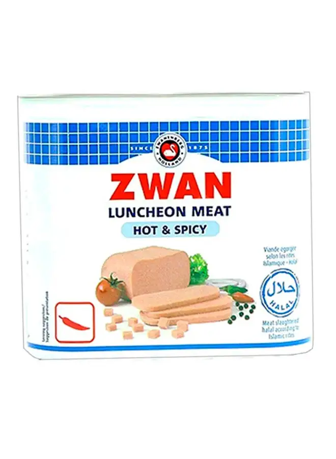 Zwan Luncheon Meat Hot And Spicy 340grams