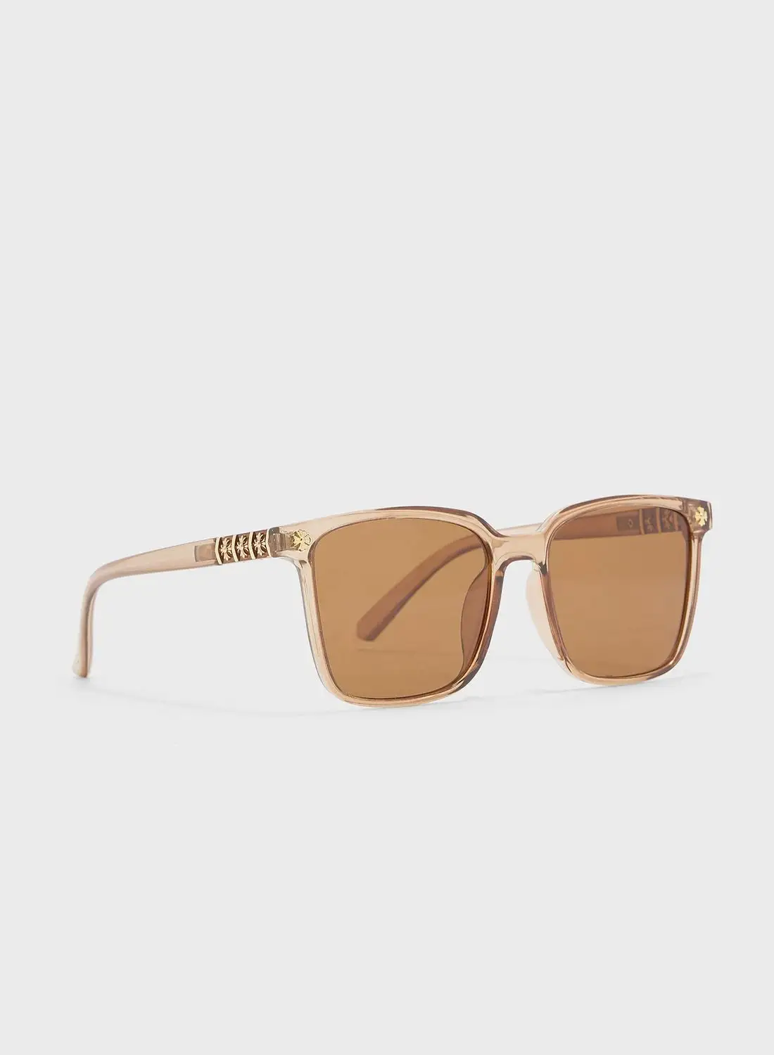 Seventy Five Polarized Square Len Sunglasses