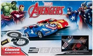 Marvel Avengers Carrera Slot Car Racing System Figure-8 Kart Track