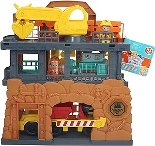 Chapmei Tiny Kiddom Light and Sound Building Kids Construction Site Playset, Multicolour