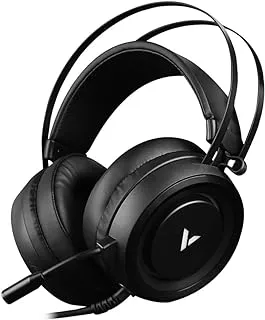 Gaming Headset - Rapoo Virtual 7.1 Channels Gaming Wired USB Headset VH500 - BLACK