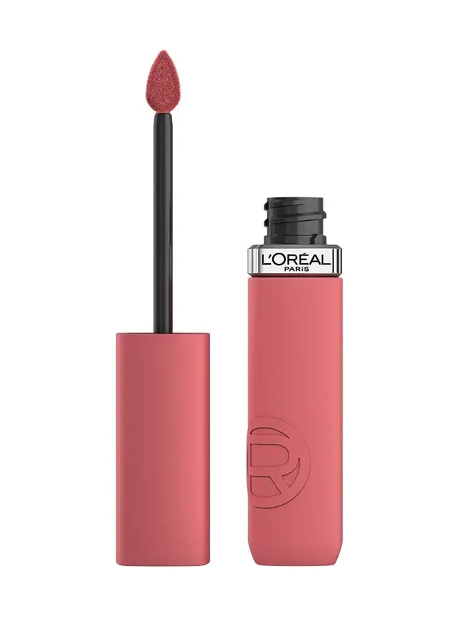 L'OREAL PARIS Infaillible Le Matte Resistance Liquid Lipstick Up To 16 Hour Wear, 120 Major Crush