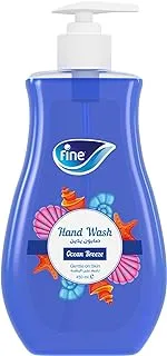 Fine Hand Wash, 450ml Bottle, Ocean Breeze Scent Hand Wash Liquid, Keeps your Hands Feeling Fresh and Clean