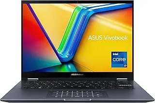 ASUS Vivobook S 14 Flip TP3402ZA-LZ409W Quiet Blue, Touch Laptop, i7-12700H 16GB 512GB SSD, Intel Iris X Graphics, WIN11 HOME, 14.0 inch WUXGA (1920 x 1200) 16:10, Backlit-Eng-Arb-KB