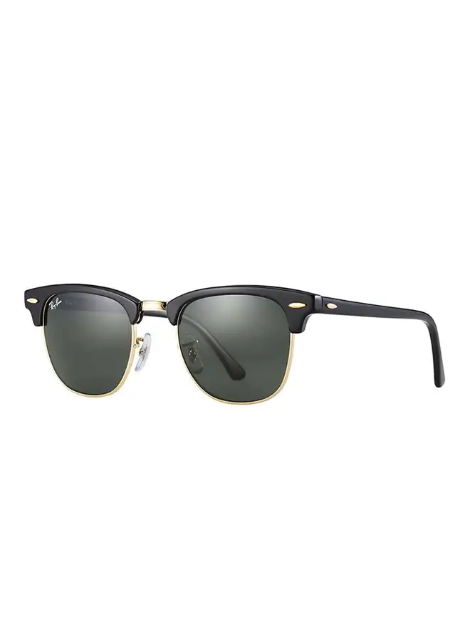 Ray-Ban نظارة شمسية مربعة كاملة الحواف للرجال - RB3016-W0365 - مقاس العدسة: 51 ملم - أسود