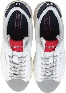 U.S. Polo Assn. U.S.POLO ASSN. Men's SHOES,WHITE/BLACK,46 EU