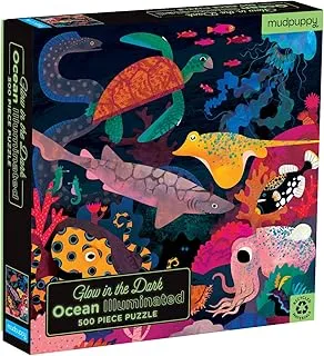 Ocean Illuminated 500 Piece Glow in the Dark Family Puzzle