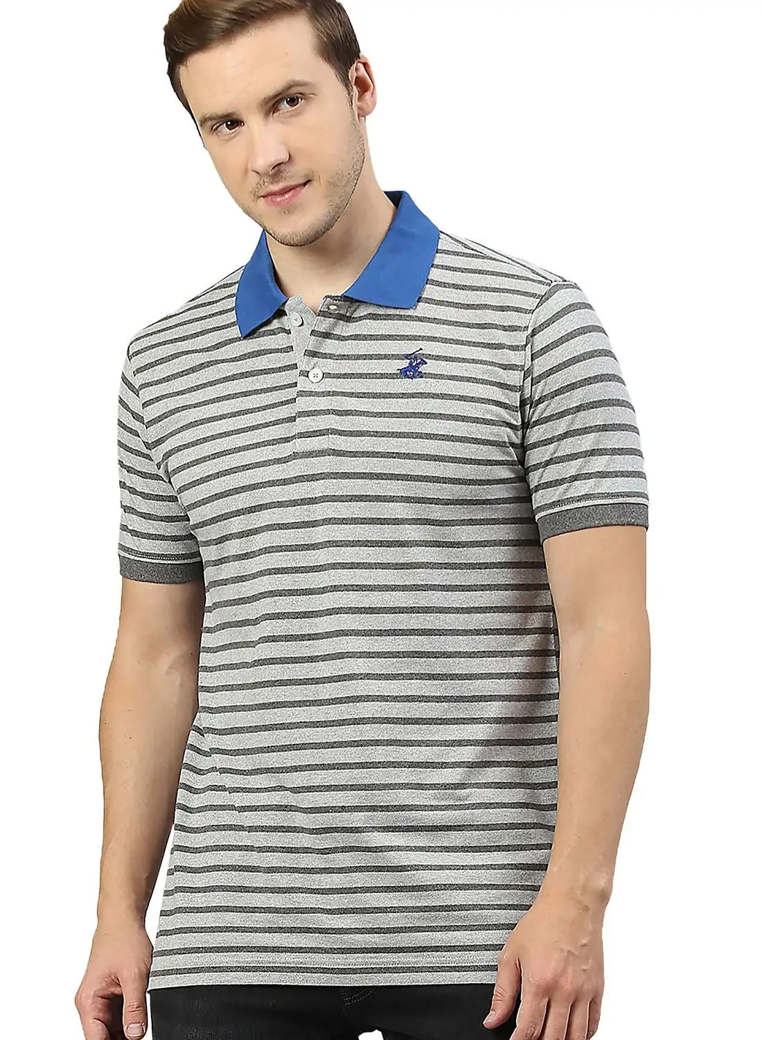 bhpoloclub Stripes Stretch Polo