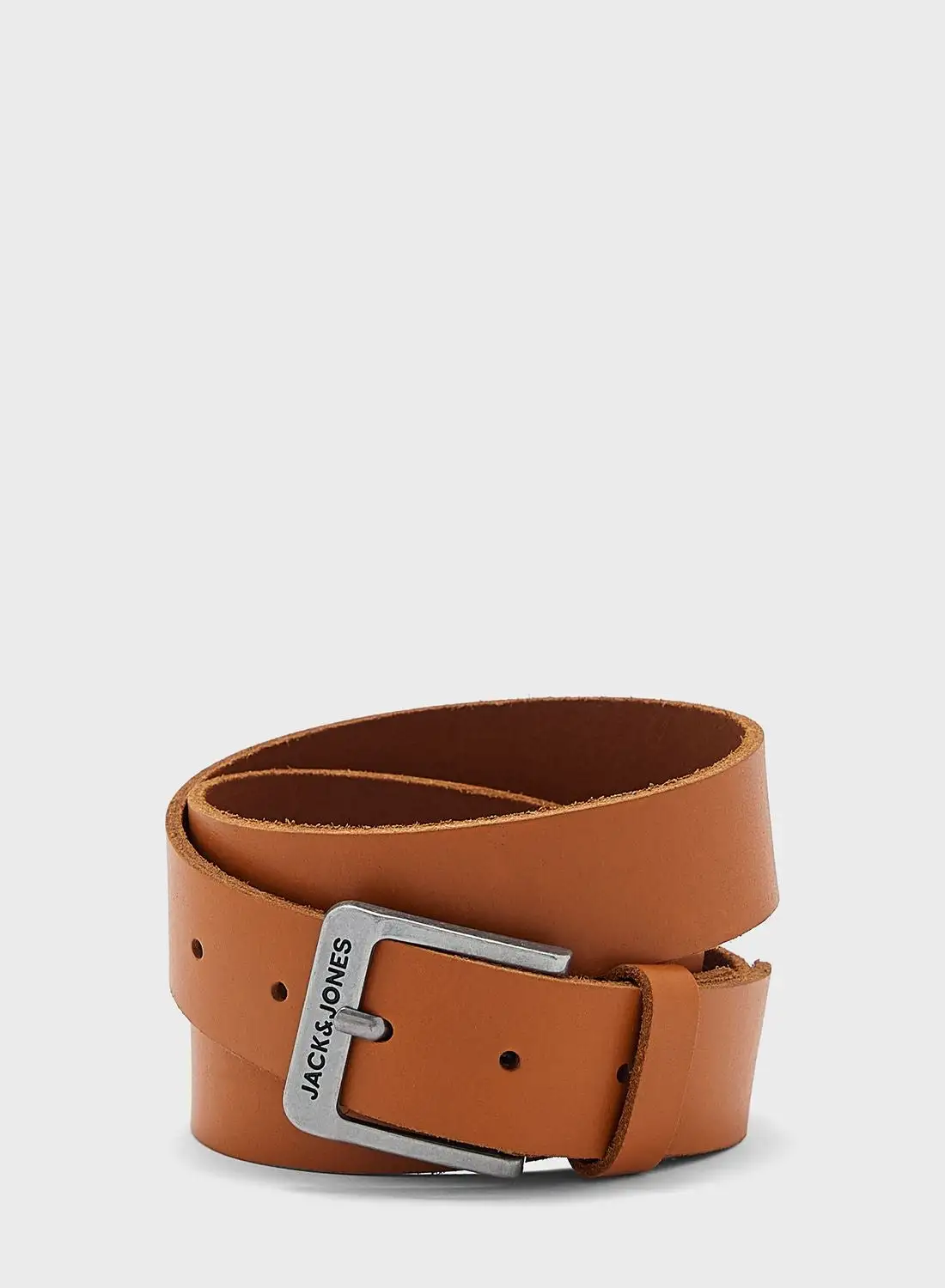 JACK & JONES jacrock LEATHER Buckle  BELT