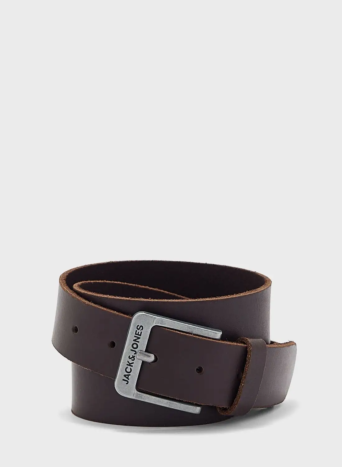 JACK & JONES jacrock LEATHER Buckle  BELT