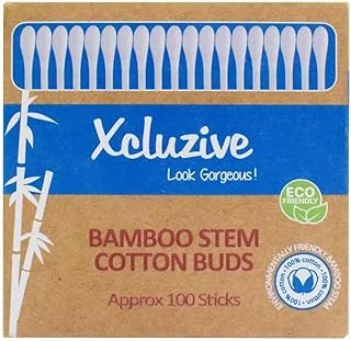 X/Z Bamboo Stem Ear Buds - 100 Pcs