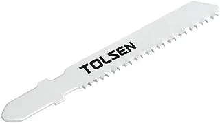 TOLSEN 5pc HSS Jig Saw Blade Set 75mm, T-Shank, Metal Cutting