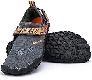 Naturehike Silicone Anti-Slip Wading Shoes, Large, Grey/Orange