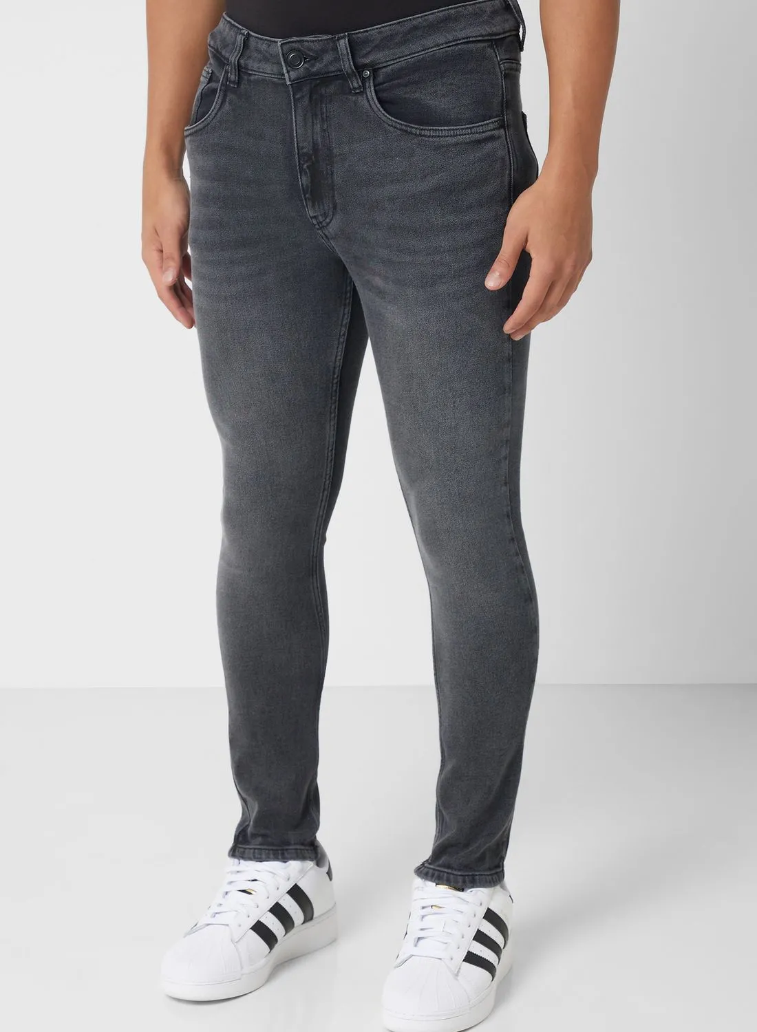 Seventy Five Skinny Fit Washed Jeans