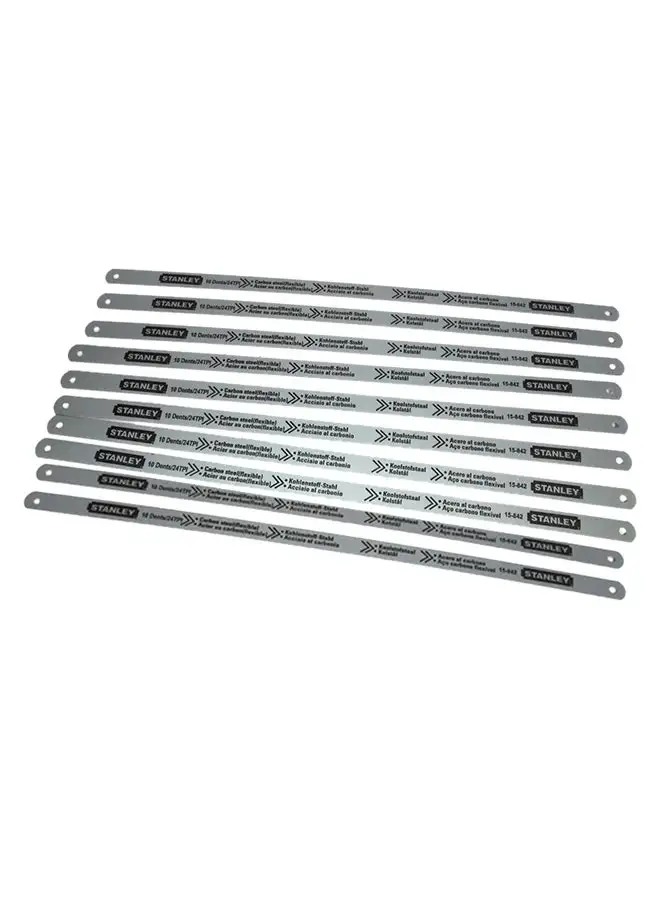 Stanley 100-Piece Lion Hacksaw Blades Grey