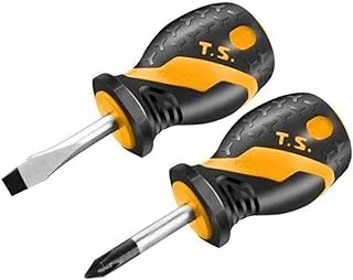 Tolsen Stubby screwdriver set, 2 pieces.